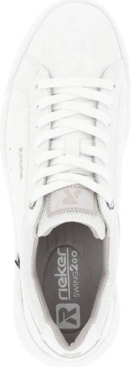 Rieker Witte Sneakers voor Vrouwen White Dames