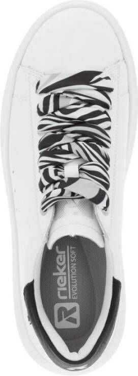 Rieker Witte Sneakers voor Vrouwen White Dames