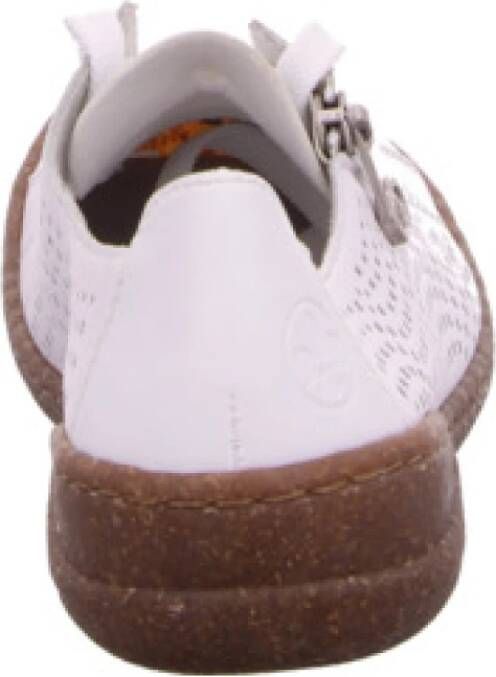 Rieker Witte veterschoenen voor dames