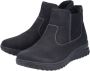 Rieker Zwarte Casual Enkellaarsjes voor Dames Black Dames - Thumbnail 11