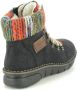 Rieker Zwarte Casual Enkellaarsjes Black Dames - Thumbnail 4