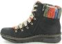 Rieker Zwarte Casual Enkellaarsjes Black Dames - Thumbnail 6