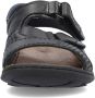 Rieker Zwarte Casual Open Sandalen Black Heren - Thumbnail 6