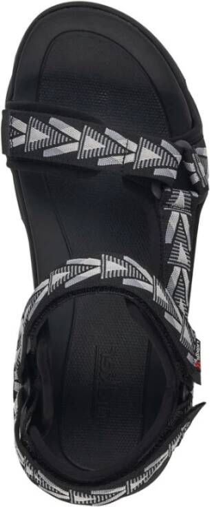 Rieker Zwarte Casual Open Sandalen Black Heren
