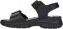 Rieker Zwarte Casual Platte Open Sandalen Black Dames - Thumbnail 4