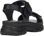 Rieker Zwarte Casual Platte Open Sandalen Black Dames - Thumbnail 5