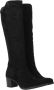 Rieker Zwarte Elastische Kniehoge Laars Klassieke Stijl Black Dames - Thumbnail 3