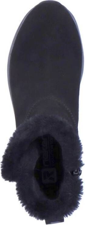 Rieker Zwarte Gesloten Booties Enkellaarzen Vrouwen Black Dames