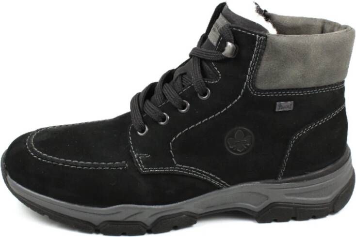Rieker Zwarte Laarzen Black Heren