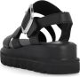 Rieker Zwarte Open Platte Sandalen Vrouwen Black Dames - Thumbnail 8