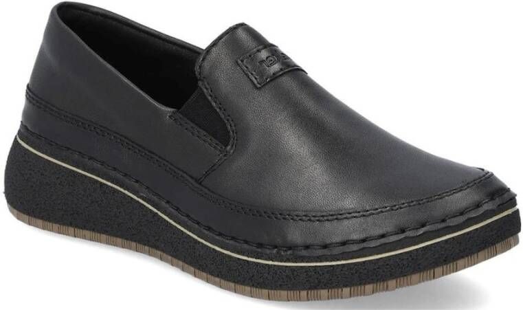 Rieker Zwarte Sneakers voor Vrouwen Black Dames