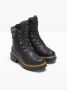 Rieker Hoge veterschoenen enkellaarsjes profielzool blokhak met casual vetersluiting - Thumbnail 6