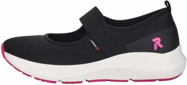 Rieker Zwarte Veterschoenen
