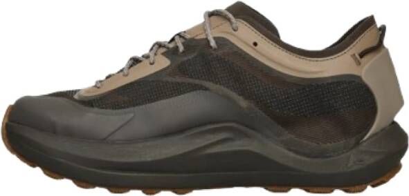 ROA Bruin Leren Sneakers met Vibram Zool