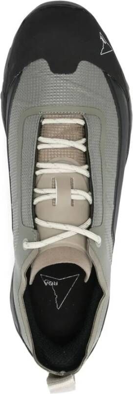 ROA Lichte Sneakers Donkergrijs Taupe