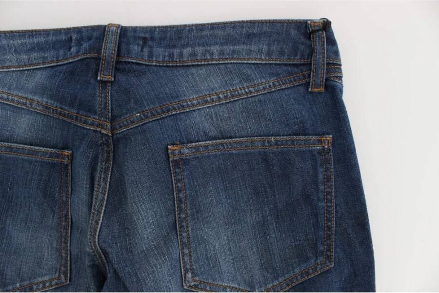 Roberto Cavalli Chique Boot Cut Blauwe Denim Jeans