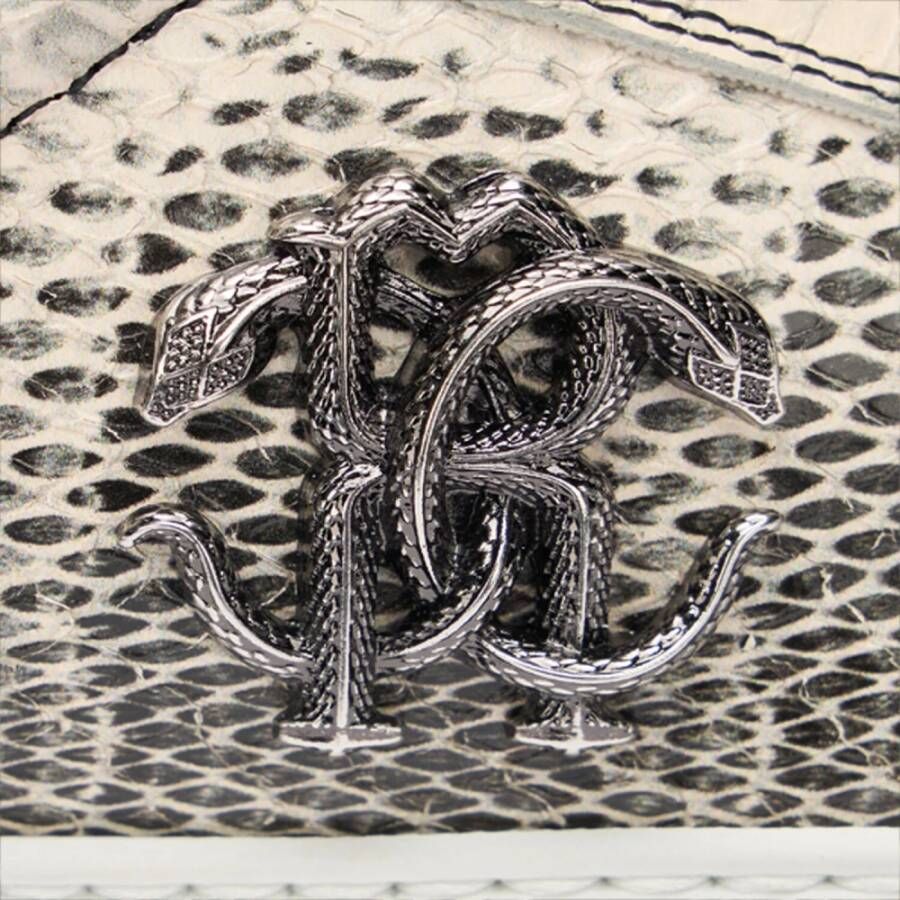 Roberto Cavalli Cobra Print Low-Top Sneakers