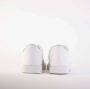 Roberto Cavalli Geëmbosseerde Witte Suède Sneakers Wit Dames - Thumbnail 4