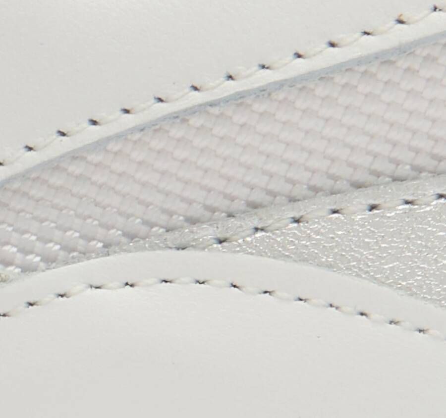 Roberto Cavalli Geveterde sneakers met gemengde inzetstukken White Dames