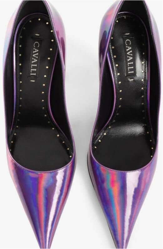 Roberto Cavalli Holografische Tijger Tand Stiletto Pumps