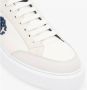 Roberto Cavalli RC Monogram Leren Sneakers White Heren - Thumbnail 4
