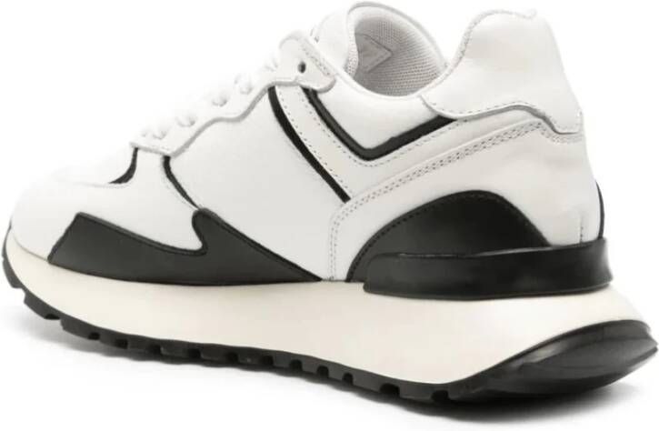 Roberto Cavalli Witte Leren Sneakers voor Vrouwen Multicolor Dames