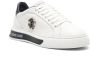 Roberto Cavalli Witte Leren Casual Sneakers Mannen White Heren - Thumbnail 7
