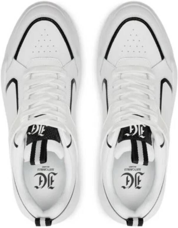 Roberto Cavalli Sneakers Wit White Heren