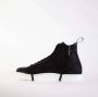 Roberto Cavalli Premium Zwarte & Witte High Top Sneakers Black Dames - Thumbnail 4