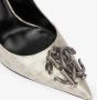 Roberto Cavalli Spiegelslang monogram leren pumps - Thumbnail 2