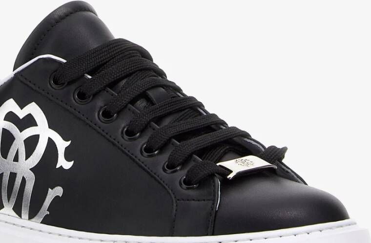 Roberto Cavalli Spiegelslang Monogram Sneakers Wit