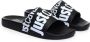 Just Cavalli Zwarte Pool Slide Sandalen Black Heren - Thumbnail 4