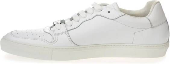 Roberto Cavalli Wit Leren Lage Sneakers White Dames