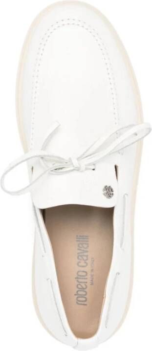 Roberto Cavalli Witte Casual Gesloten Loafers
