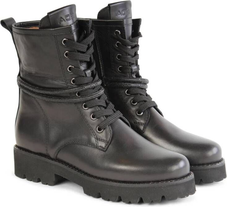 Roberto d'Angelo Elegante Toia Enkellaars Black Dames