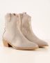 Roberto d'Angelo Stijlvolle Enkellaars Beige Dames - Thumbnail 3