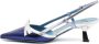 Roberto Festa Blauw en Zilver Leren Slingback Schoenen Blue Dames - Thumbnail 3