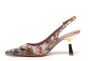 Roberto Festa Bloemenstof Slingback in poederbasis Multicolor Dames - Thumbnail 3