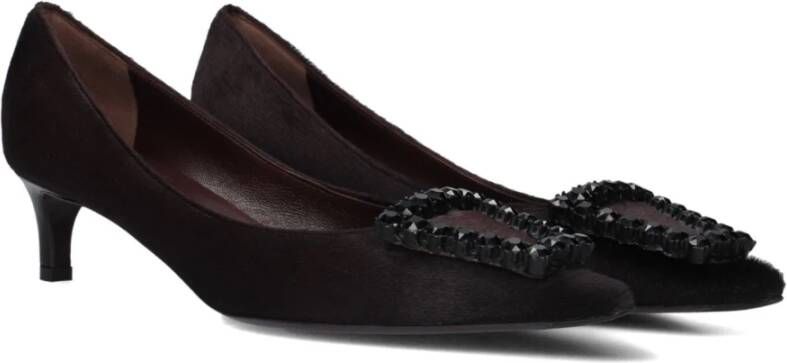 Roberto Festa Bruine Lolita Hakken Ponyhair Pumps