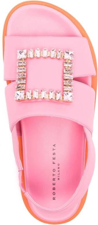 Roberto Festa Chunky Sole Sandals Pink Dames