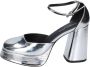 Roberto Festa Dames Glanzende Leren Sandalen Gray Dames - Thumbnail 3