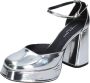 Roberto Festa Dames Glanzende Leren Sandalen Gray Dames - Thumbnail 6