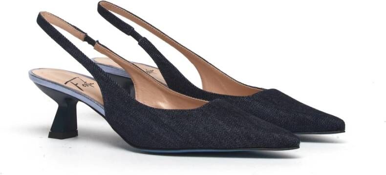 Roberto Festa Denim Slingback Arabel Blue Dames