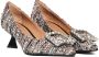 Roberto Festa Elegante Bouclè Stof Hakken Multicolor Dames - Thumbnail 2