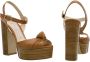 Roberto Festa Hoge hakken leren sandalen Beige Dames - Thumbnail 2