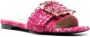 Roberto Festa Fuchsia Boucle Fade Sandalen met Edelstenen Pink Dames - Thumbnail 2