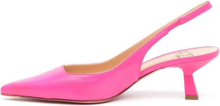 Roberto Festa Fuchsia Leren Slingback Arabel Pink Dames