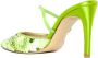 Roberto Festa Groene Pailletten Slippersandalen - Thumbnail 2