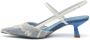 Roberto Festa Jeans Stof Slingback Schoenen Blue Dames - Thumbnail 3