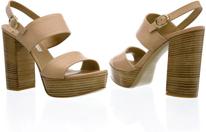 Roberto Festa Hoge hak sandalen Beige Dames